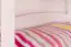 Etagenbett / Stockbett "Easy Premium Line" K17/h inkl. Liegeplatz und 2 Abdeckblenden, Liegefläche: 90 x 200 cm (B x L) Buche Vollholz massiv weiß lackiert, teilbar