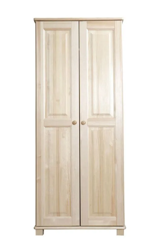 Schlafzimmer-Schrank Landhaus, Farbe: Natur 190x90x60 cm Abbildung
