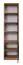 Bücherregal Valbom 07, Farbe: Eiche Riviera / Weiß / Grafit - Abmessungen: 188 x 51 x 40 cm (H x B x T), mit einer Tür