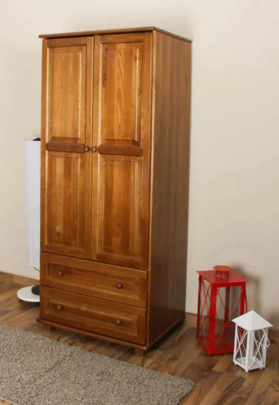 Schrank, Farbe: Eiche 190x80x60 cm Abbildung