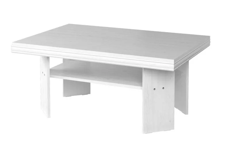 Couchtisch Farbe: Weiß 53x120x80 cm Abbildung