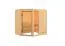 Sauna "Birger" mit bronzierter Tür - Farbe: Natur - 196 x 146 x 187 cm (B x T x H)