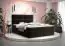 Großes Doppelbett mit Stauraum Pirin 42, Farbe: Schwarz - Liegefläche: 180 x 200 cm (B x L)
