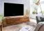 TV-Unterschrank / Lowboard, Farbe: Sheesham, teilmassiv - Abmessungen: 25 x 108 x 34 cm (H x B x T)