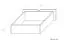 Doppelbett / Stauraumbett "Easy Premium Line" K8 inkl. 2 Schubladen und 1 Abdeckblende, 160 x 200 cm Buche Vollholz massiv weiß lackiert