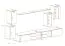 Stylische Wohnwand Volleberg 68, Farbe: Eiche Wotan - Abmessungen: 150 x 280 x 40 cm (H x B x T), mit genügend Stauraum