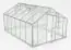 Gewächshaus - Glashaus Rucola XL12, Wände: 4 mm gehärtetes Glas, Dach: 6 mm HKP mehrwandig, Grundfläche: 12,5 m² - Abmessungen: 430 x 290 cm (L x B)