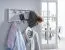 Wandgarderobe, Farbe: Silber - Abmessungen: 20 x 50 x 4 cm (H x B x T)
