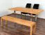 Esstisch Wooden Nature 414 Kernbuche massiv geölt, Tischplatte rustikal - 160 x 90 cm (B x T)