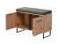 Garderobe Komplett - Set C Crina, 5-teilig, ein Schrank, ein Spiegel, eine Kommode, ein Schuhschrank mit Sitzkissen, eine Garderobe mit Spiegel, ABS-Kantenschutz