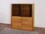 Vitrine Jussara 02, Farbe: Natur, Eiche teilmassiv - 150 x 124 x 42 cm (H x B x T)