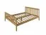 Kinderbett 120 x 200 cm | Massivholz: Kiefer | Natur Lackiert Abbildung