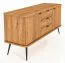 Kommode Rolleston 14 Kernbuche massiv geölt - Abmessungen: 72 x 144 x 46 cm (H x B x T)