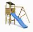Spielturm / Kletterturm Anton inkl. Doppelschaukel und Wellenrutsche FSC®