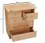 Vielseitig verwendbare Kommode, Farbe: Buche - Abmessungen: 70 x 60 x 35 cm (H x B x T), mit 5 Schubladen