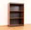 Regal Mojokerto 10, Farbe: Walnuss / Schwarz - Abmessungen: 121 x 70 x 39 cm (H x B x T)