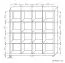 Regal Kisaran 05, Farbe: Sonoma Eiche - Abmessungen: 147 x 145 x 40 cm (H x B x T)