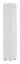 Drehtürenschrank/ Kleiderschrank Burgos  02, Farbe: Weiß - 215 x 40 x 38 cm (H x B x T)