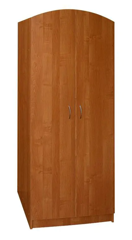 80 cm breiter Kleiderschrank mit 2 Türen | Farbe: Erle Abbildung