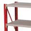 Schwerlastregal Mod. Industrie 01 - Abmessungen: 200 x 120 x 50 cm (H x B x T)