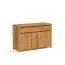 Kommode Tasman 14 Wildeiche massiv geölt - Abmessungen: 77 x 115 x 45 cm (H x B x T)