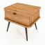 Nachtkommode Rolleston 04 Kernbuche massiv geölt - Abmessungen: 42 x 50 x 41 cm (H x B x T)