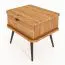 Nachtkommode Rolleston 04 Kernbuche massiv geölt - Abmessungen: 42 x 50 x 41 cm (H x B x T)