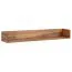 Wandregal aus Sheesham Massivholz, Farbe: Sheesham - Abmessungen: 15 x 120 x 20 cm (H x B x T)