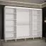Großer Kleiderschrank mit genügend Stauraum Jotunheimen 287, Farbe: Weiß - Abmessungen: 208 x 250,5 x 62 cm (H x B x T)