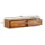 TV-Unterschrank / Lowboard, Farbe: Sheesham, teilmassiv - Abmessungen: 25 x 108 x 34 cm (H x B x T)