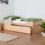 Bett mit Gästebett
