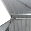 Mülltonnenbox / Metallgerätehaus, Maße: 235 x 100 x 130 cm (L x B x H), Farbe: Grün