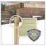 Einzelcarport Eco 2 Variante B mit 1 Einfahrtsbogen, Farbe: Natur KDI, Abmessung: 2,5 m x 5,58 m (B x T)