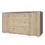 Kommode Rabaul 09, Farbe: Sonoma Eiche - Abmessungen: 80 x 160 x 43 cm (H x B x T)