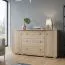 Kommode Rabaul 09, Farbe: Sonoma Eiche - Abmessungen: 80 x 160 x 43 cm (H x B x T)