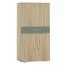 Schrank Ciomas 08, Farbe: Sonoma Eiche / Grau - Abmessungen: 145 x 74 x 40 cm (H x B x T)