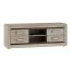 TV-Unterschrank Kundiawa 02, Farbe: Sonoma Eiche hell / Sonoma Eiche dunkel - Abmessungen: 50 x 140 x 40 cm (H x B x T)