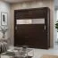 Schiebetürenschrank / Kleiderschrank Sepatan 06, Farbe: Wenge - Abmessungen: 210 x 150 x 60 cm (H x B x T)
