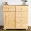 Kommode Massivholz 049 - Abmessung 100 x 100 x 42 cm (H x B x T)