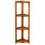 Regal / Eckregal Kiefer massiv Vollholz Eichefarben Junco 61 - Abmessungen: 125 x 40 x 30 cm (H x B x T)
