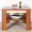 Couchtisch Pasuruan 17, Farbe: Nuss / Ahorn - Abmessungen: 67 x 67 x 50 cm (B x T x H)