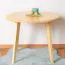 Couchtisch Kiefer massiv natur Aurornis 78 (rund) - Abmessungen: 60 x 60 x 50 cm (B x T x H)