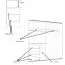 Schiebetürenschrank / Kleiderschrank Pibor 23, Farbe: Eiche / Dunkelgrau - Abmessungen: 201 x 200 x 61 cm (H x B x T)