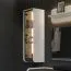 Wohnzimmer - Set B Manono | 4-teilig | Farbe: Creme | LED-Beleuchtung | Soft Close System | Metallbeine