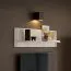 Wohnzimmer - Set B Aufaga | 4-teilig | Farbe: Kaschmir | dekorative Relief-Streifen | Soft Close System | Metallbeine