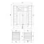 Blockbohlen Gartenhaus 19 mm Wien mit Flachdach - L: 200 cm x B: 200 cm - inkl. Dachpappe