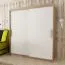 180 cm breiter Kleiderschrank mit 10 Fächern und 2 Türen | Farbe: Sonoma Eiche / Weiß Abbildung