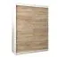 150 cm breiter Kleiderschrank mit 5 Fächern und 2 Türen | Farbe: Sonoma Eiche / Weiß Abbildung