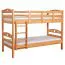 Jugendstockbett 90 x 190 cm | Massivholz: Buche | Natur Lackiert | umbaubar in 2 Einzelbetten | Premium-Qualität | inkl. Rollroste Abbildung