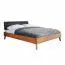 Buche-Bett massiv | 200 x 200 cm | Kernbuche | Geölt |  Abbildung